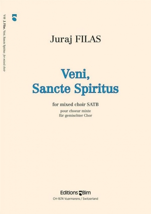 Juraj Filas, Veni, Sancte Spiritus Mixed Choir [SATB] A Cappella Chorpartitur