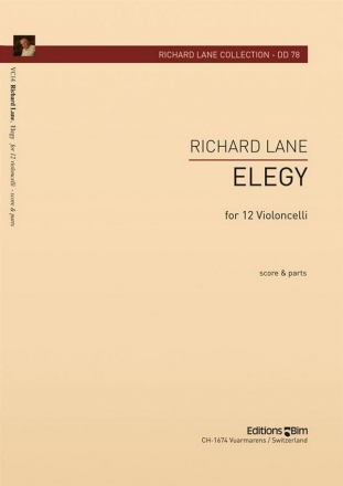 Elegy for 12 Violoncelli score and parts