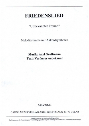 Friedenslied 