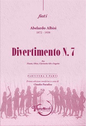 Abelardo Albisi, Divertimento N. 7 Flute, Oboe, Clarinet and Bassoon Set