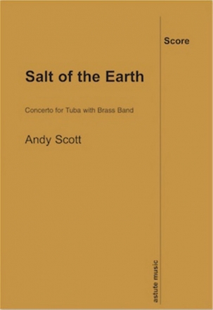 Salt of the Earth for tuba with brass band score