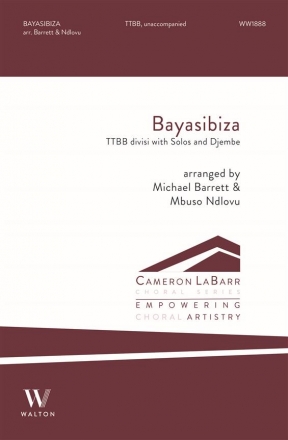 Bayasibiza TTBB Unaccompanied Choral Score
