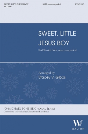 Sweet, Little Jesus Boy for solo and mixed chorus a cappella vocal score (en)
