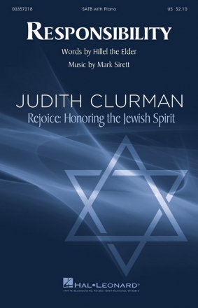 Mark Sirett, Responsibility SATB Choral Score