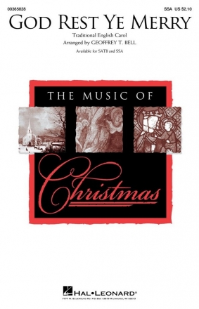 God Rest Ye Merry SSA Choral Score
