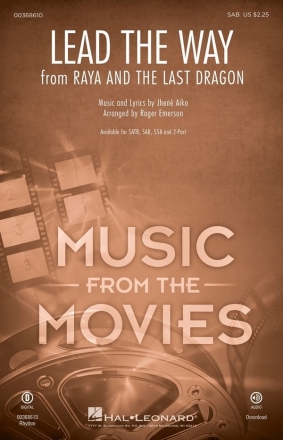 Lead the Way (from Raya and the Last Dragon) SAB Choral Score