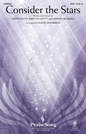 Fionan De Barra, Consider the Stars SATB Choral Score