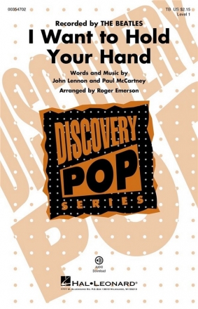 JI Want to Hold Your Hand for male choir (TB) and piano choral score