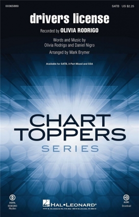 Drivers License SATB Choral Score