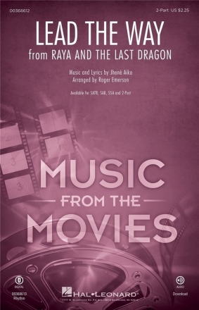 Lead the Way (from Raya and the Last Dragon) 2-Part Choir Choral Score