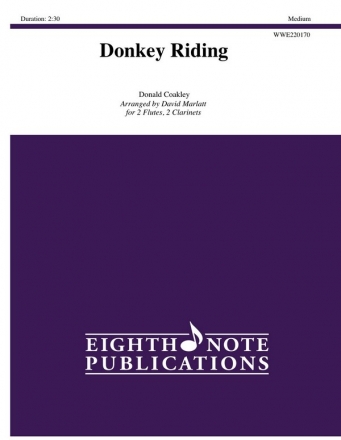 Coakley, Donald, Donkey Riding 2 Flten, 2 Klarinetten