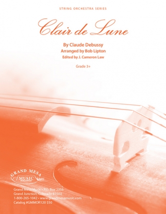 Clair de Lune for string orchestra score and parts