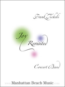 Ticheli, Frank, Joy Revisited Blasorchester Partitur, Stimmensatz