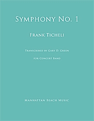 Ticheli, Frank, Symphony No. 1 Blasorchester Stimmensatz