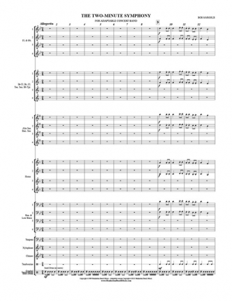 Margolis, Bob, The Two-Minute Symphony Flexible Besetzung Partitur, Stimmensatz