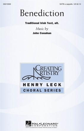 John Conahan, Benediction SATB a cappella Chorpartitur