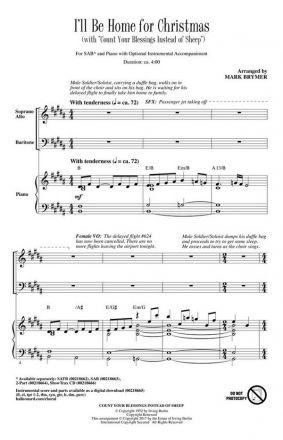 Irving Berlin_Kim Gannon_Walter Kent, I'll Be Home for Christmas SAB Chorpartitur