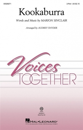 Marion Sinclair, Kookaburra 2-Part Choir Chorpartitur