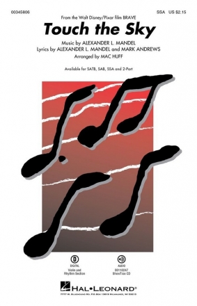Alexander Mandel_Mark Andrews, Touch the Sky SSA Chorpartitur