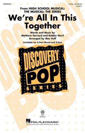 Matthew Gerrard_Robbie Nevil, We're All In This Together 2-Part Choir Chorpartitur