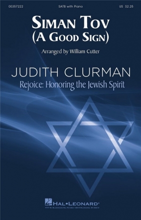 Siman Tov SATB Chorpartitur