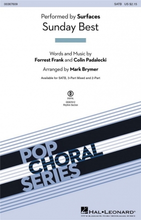 Sunday Best SATB Chorpartitur