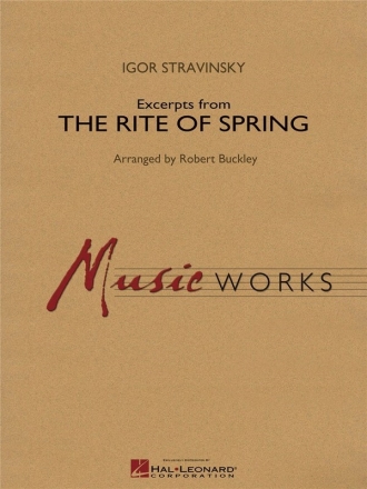 Igor Stravinsky, Excerpts from The Rite of Spring Concert Band Partitur + Stimmen