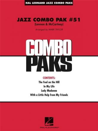 Jazz Combo Pak #51 (Lennon & McCartney) Jazz Ensemble Partitur + Stimmen