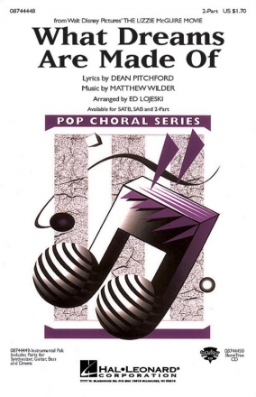 What Dreams Are Made Of 2-Part Choir Chorpartitur