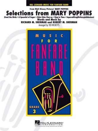 Richard M.  Sherman_Robert B. Sherman, Selections from Mary Poppins Fanfare Partitur + Stimmen