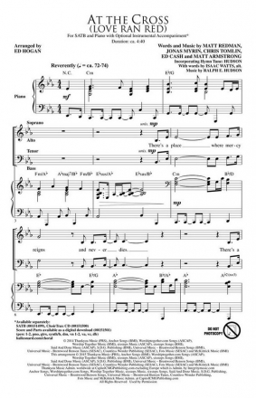 Chris Tomlin_Matt Redman_Jonas Myrin, At the Cross SATB Chorpartitur
