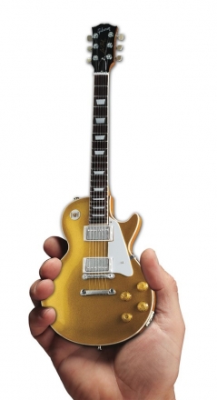 Gibson 1957 Les Paul Gold Top Mini Guitar Replica Miniature Guitar Replica Collectible