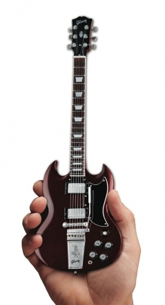 Gibson 1964 SG Standard Cherry Miniature Guitar Replica Collectible