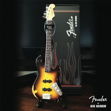 Fender Jazz Bass Jaco Miniature Guitar Replica Collectible