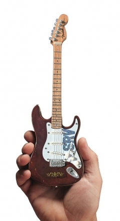 Fender Strat Lenny Srv Ray Vaughan Miniature Guitar Replica Collectible