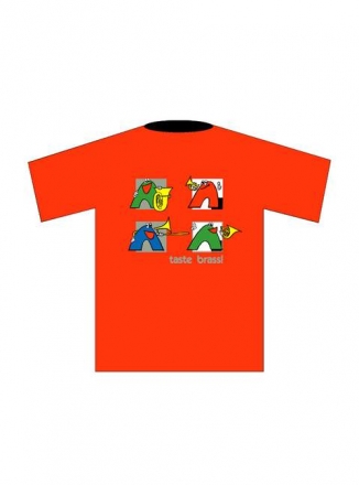 T-Shirt 'Brass' (L), rot