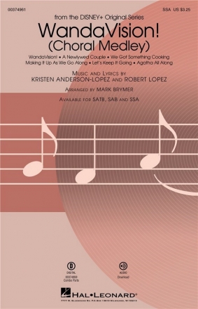 Robert Lopez_Kristen Anderson-Lopez, WandaVision! (Choral Medley) SSA Chorpartitur