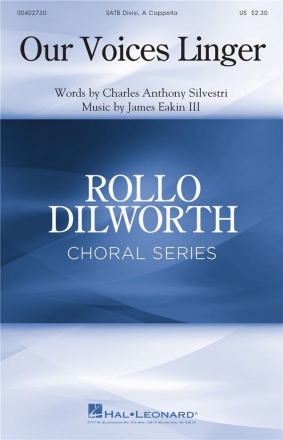 James Eakin, Our Voices Linger SATB A Cappella Chorpartitur