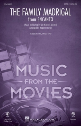Lin-Manuel Miranda, The Family Madrigal SATB Chorpartitur