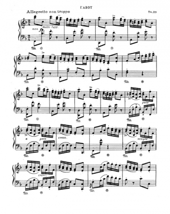 Gavotte op.29 fr Klavier solo ARCHIVKOPIE