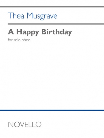 Thea Musgrave, A Happy Birthday Oboe Buch
