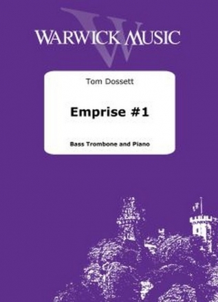 Tom Dossett, Emprise #1 Bassposaune und Klavier Buch