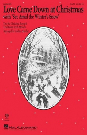 Christina Rossetti, Love Came Down at Christmas SATB Choral Score