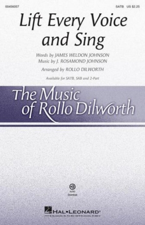 J. Rosamond Johnson, Lift Every Voice and Sing SATB Choral Score