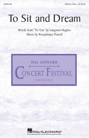 Rosephanye Powell, To Sit and Dream SSAA Divisi Choral Score