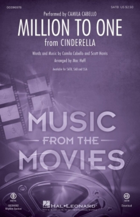 Camila Cabello, Million to One SATB Choral Score