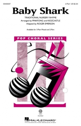 Baby Shark 2-Part Choir Choral Score