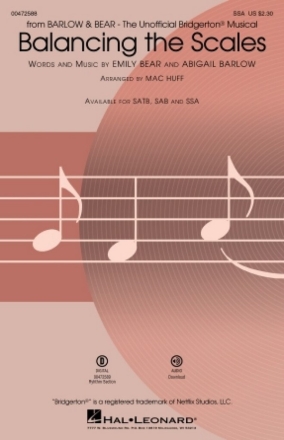 Abigail Barlow, Balancing the Scales SSA Choral Score