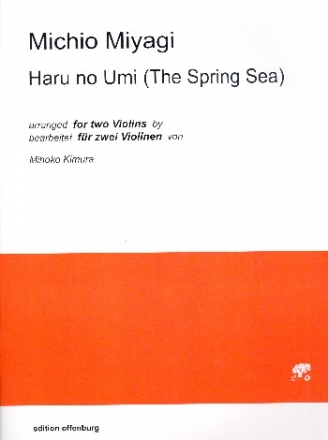 Haru no umi fr 2 Violinen Partitur und Stimmen