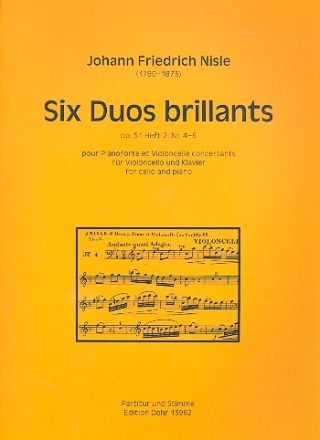 6 Duos brillants op.51 Band 2 (Nr.4-6) fr Violoncello und Klavier